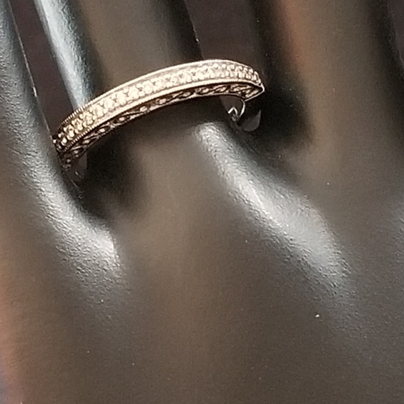 Vintage Jewelry - 1920s Vintage 14K White Gold & Diamond Ring 6.5